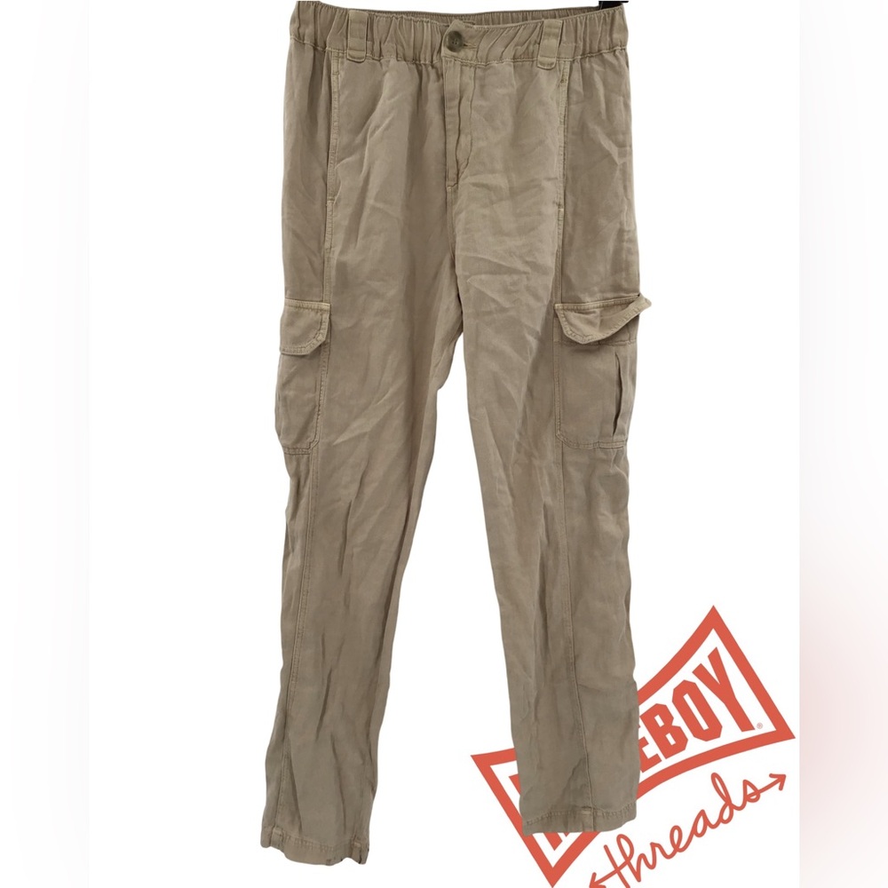 Beige Cargo Pants